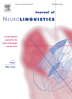 Portada de Journal of Neurolinguistics